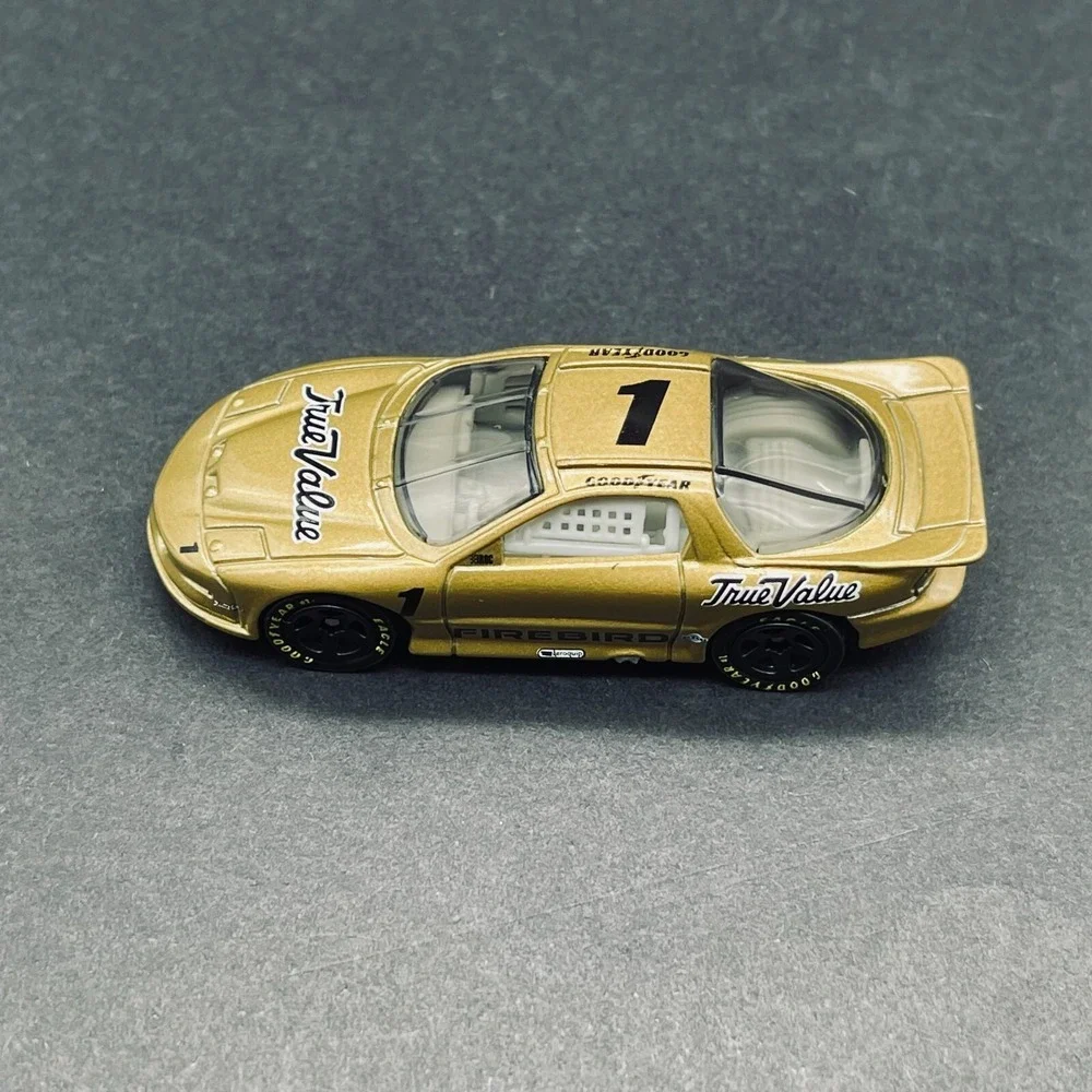 Hot Wheels #1 True Value Pontiac Iroc Firebird Race Car Gold Diecast 1/64‎ Loose